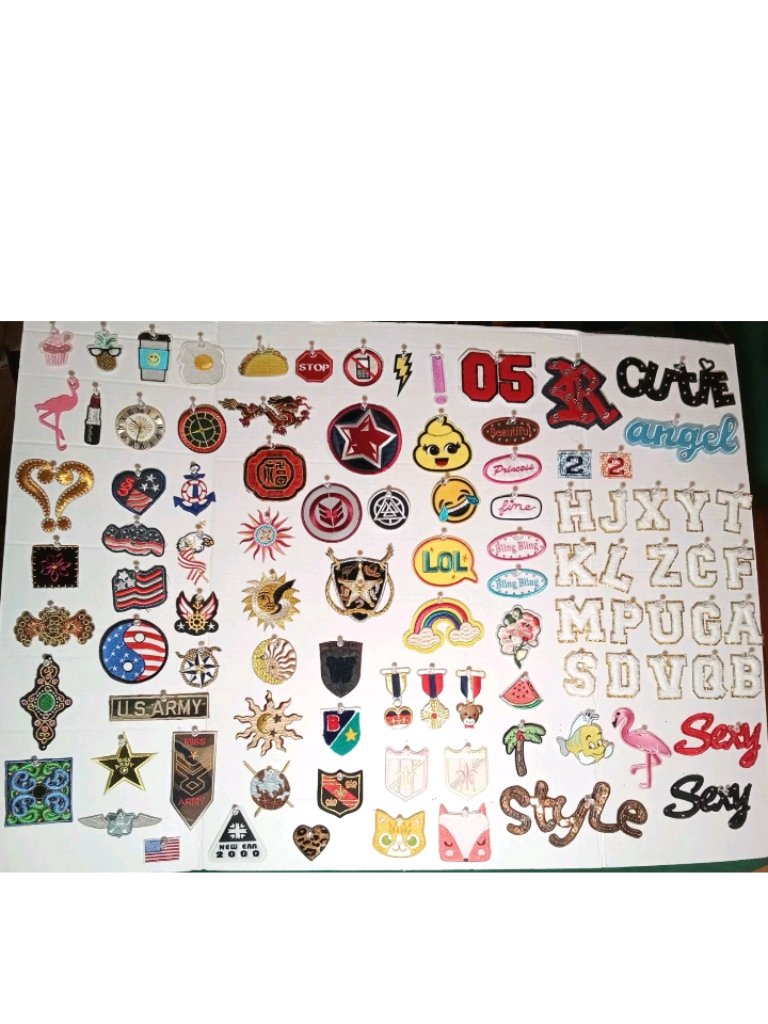 New Mixed Lot Of 10k Patches Emblems Logos Appliqus Random Vintage Unique Rare